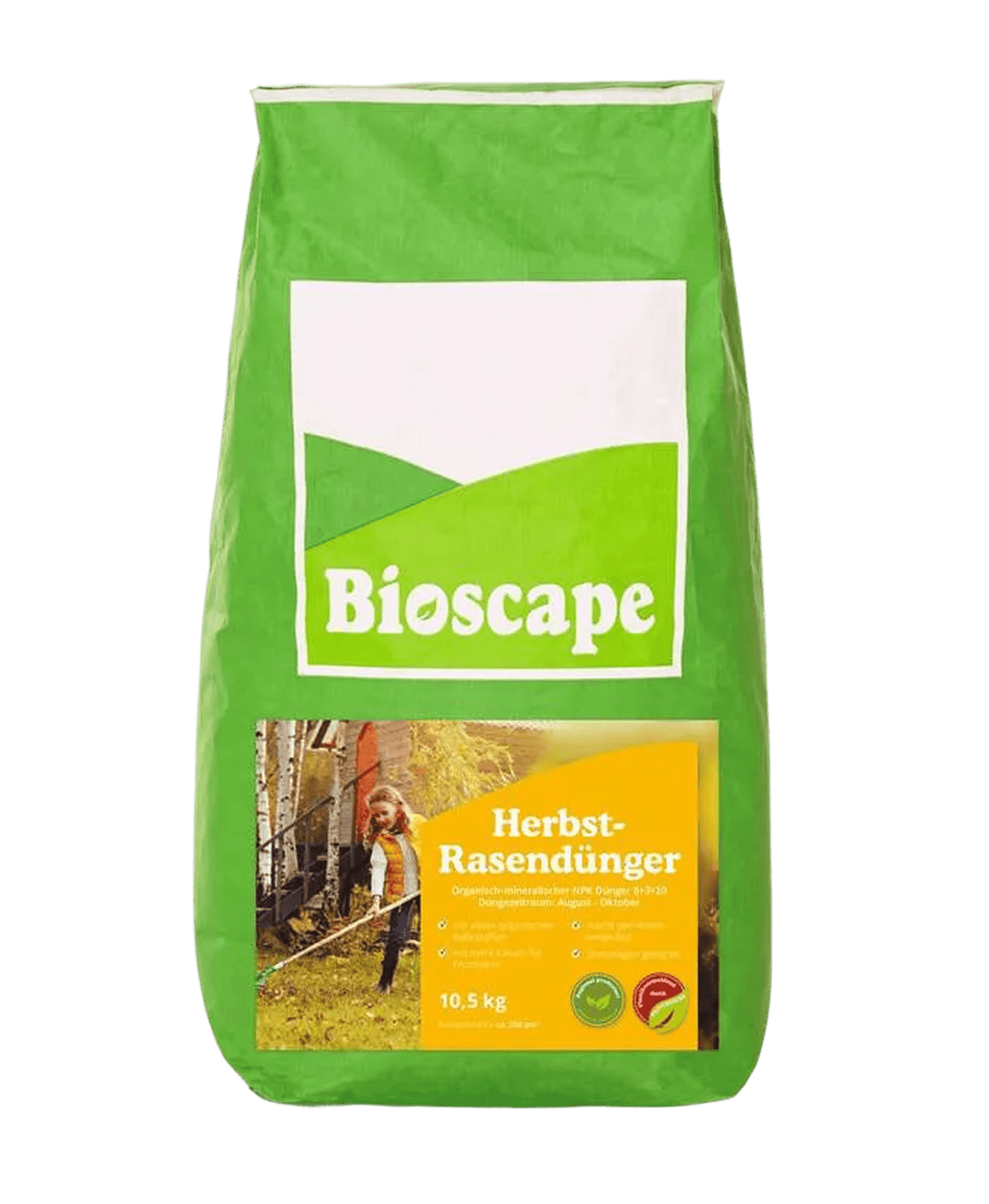 BIOSCAPE Rasendünger Herbst - organischer - dünger